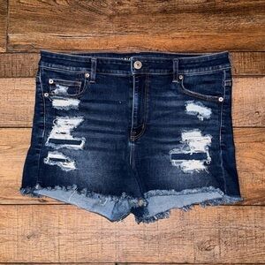 American Eagle Jean Shorts - Hi-Rise Shortie - Size 16